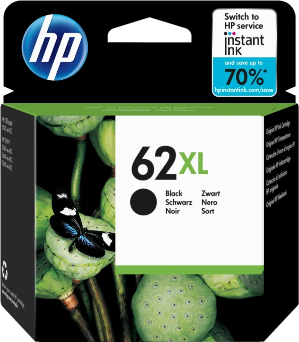 HP 62 XL Zwart